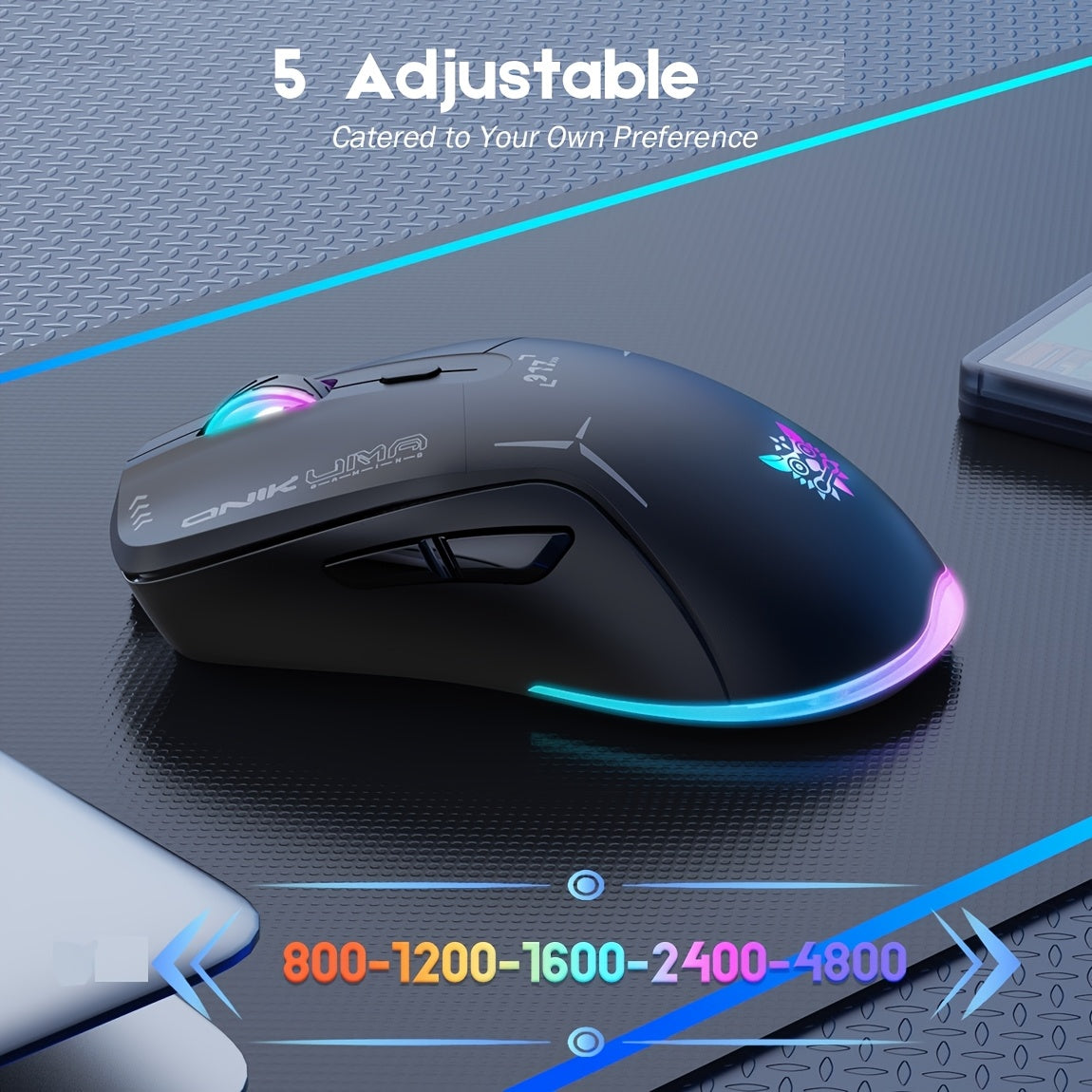 Dual Mode Wired/Wireless Gaming Mouse