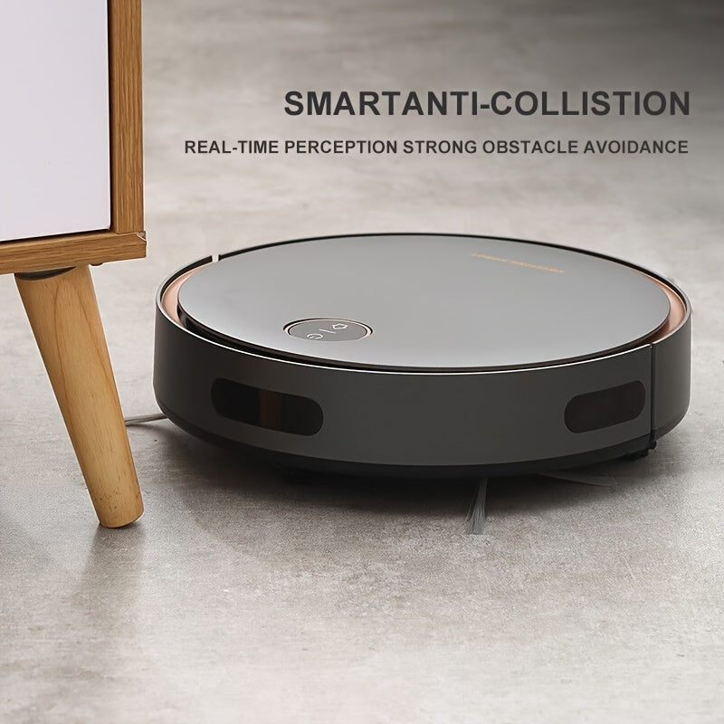 Smart Self-Charging Robot Vacuum Cleaner – 2-in-1 Cleaning for Pet Hair & Hard Floors