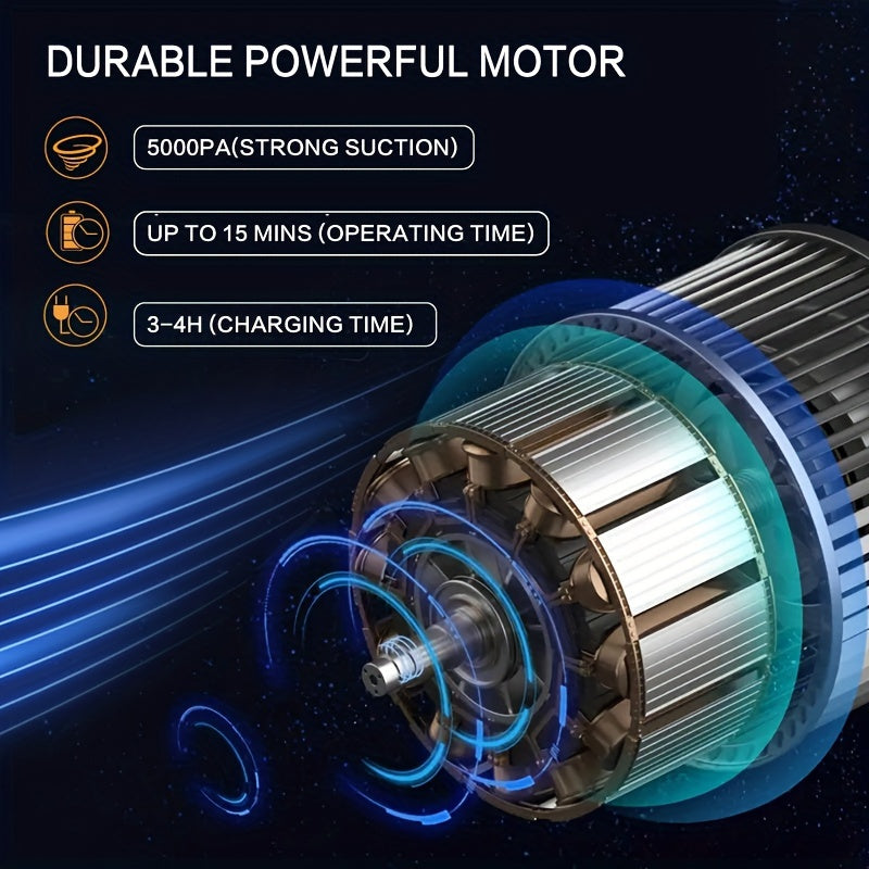 Piece High-Power Wireless Vacuum Cleaner