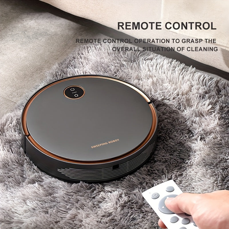 Smart Self-Charging Robot Vacuum Cleaner – 2-in-1 Cleaning for Pet Hair & Hard Floors