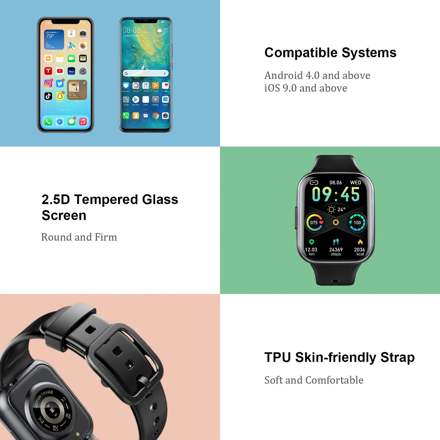 Jxrev SlimFit Pro Smartwatch