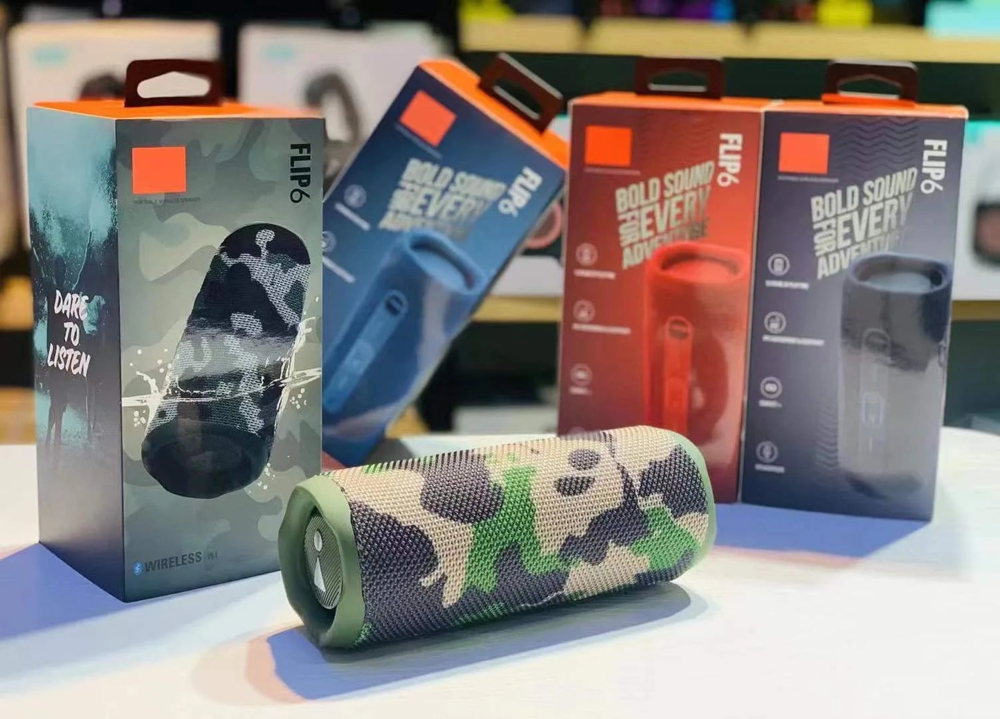 Flip6 Portable Bluetooth Dual Speaker with Subwoofer