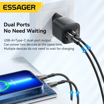Essager 20W GaN Fast Charger USB-C PD