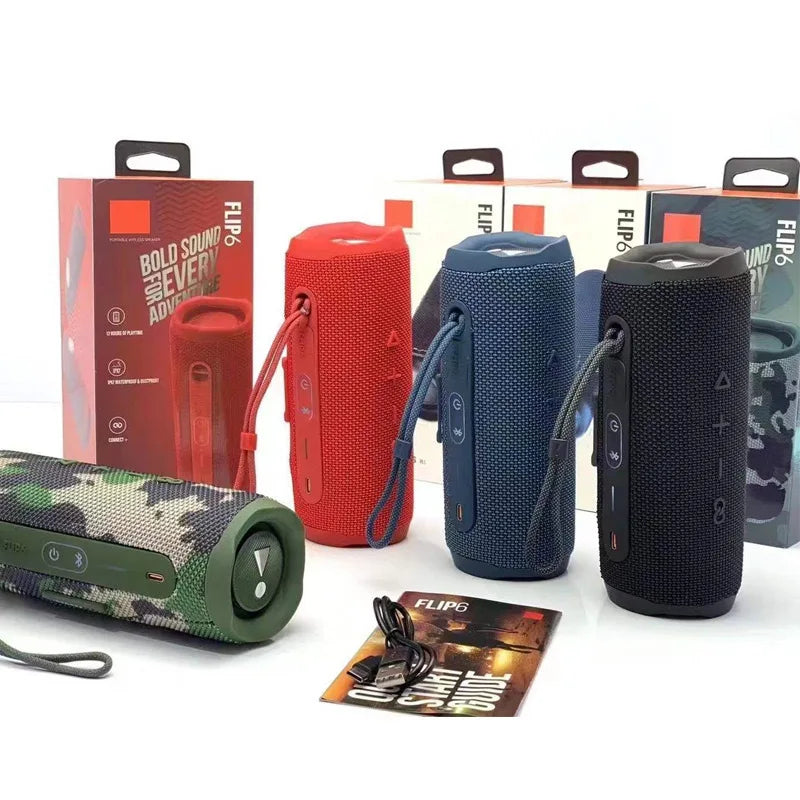 Flip6 Portable Bluetooth Dual Speaker with Subwoofer