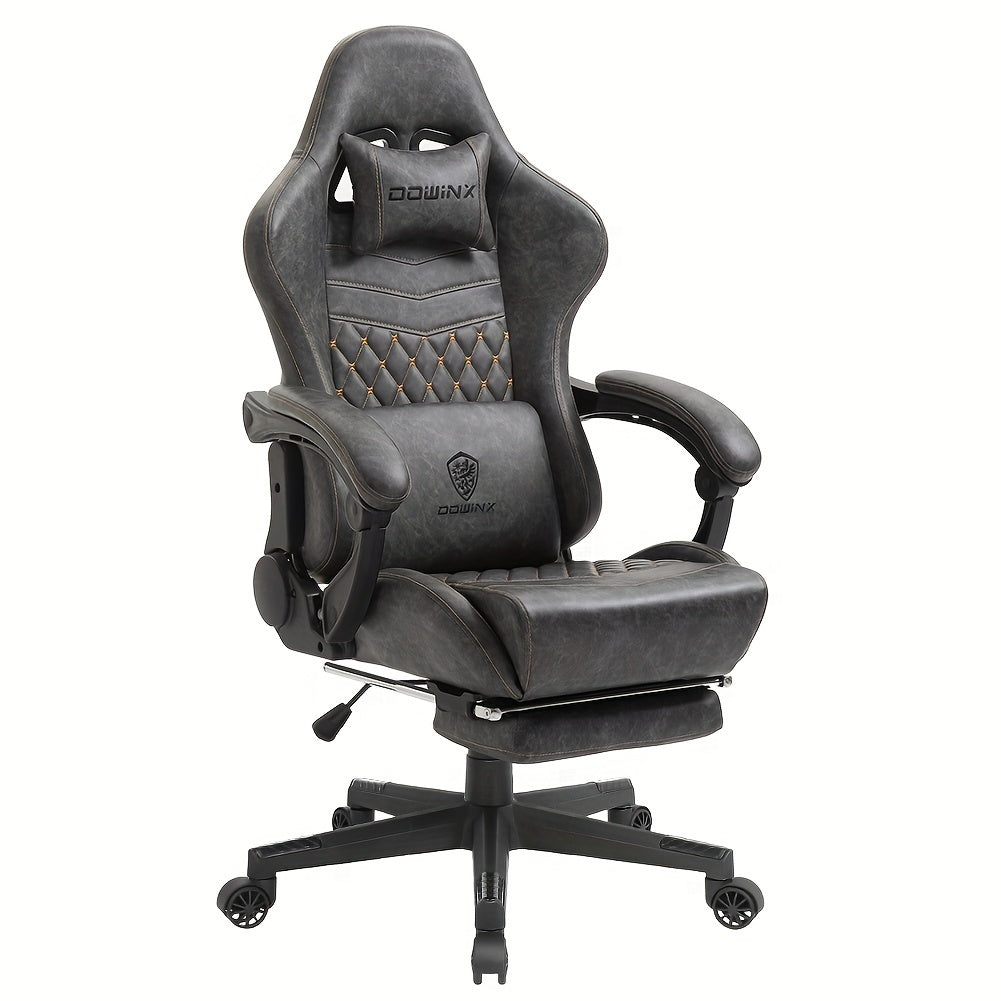 Dowinx Gaming Chair with Massage Lumbar Support